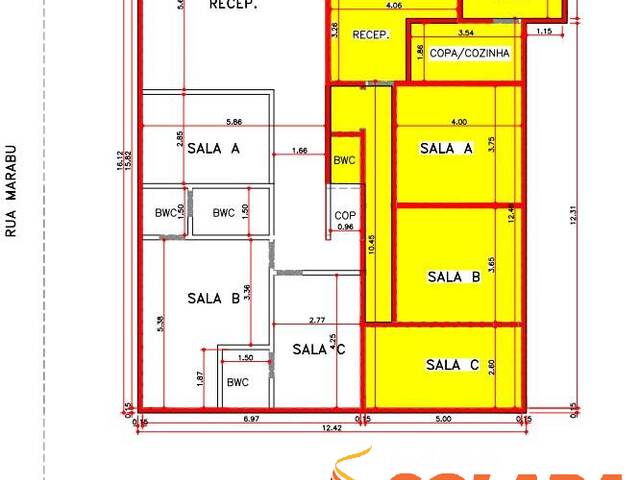 #1502 - Sala para Locação em Arapongas - PR - 3